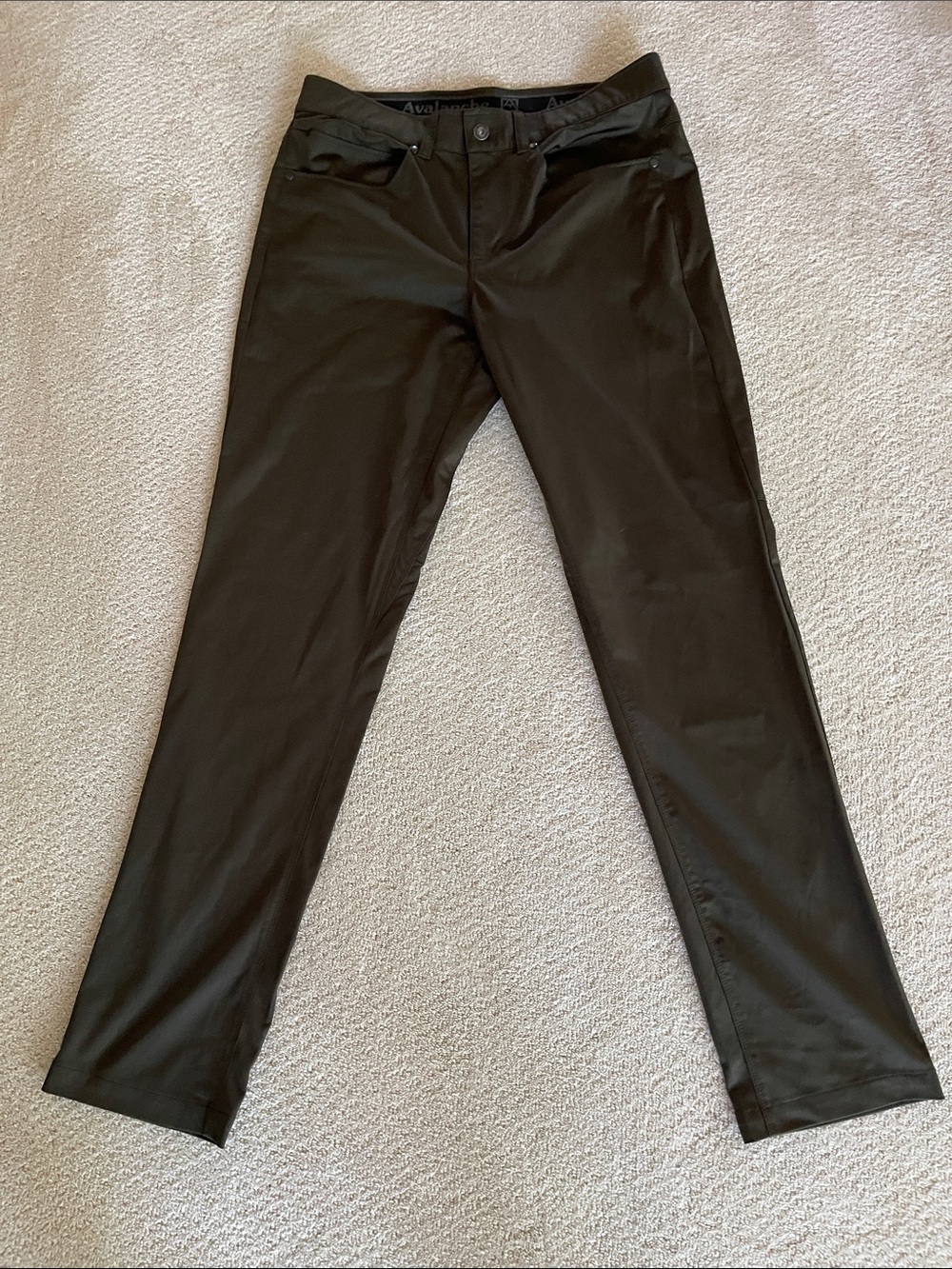 Avalanche Olive Color Stretch Women's Pants